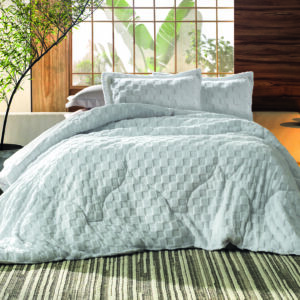 Edredom Blend Sense Snow - King, Branco