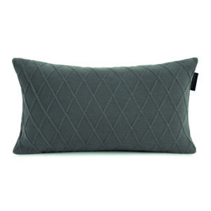 Almofada em Tricot Decor Amara Cinza 30cm x 50cm