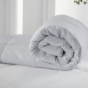 Edredom Toque de Petalas Prata - King