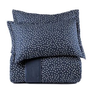 Kit Colcha Malha Fio Penteado Bits