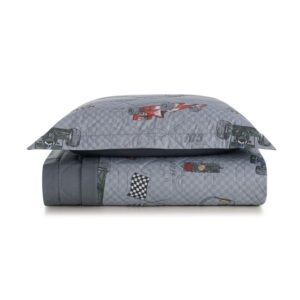 Kit Colcha Dupla Face Infantil Corrida