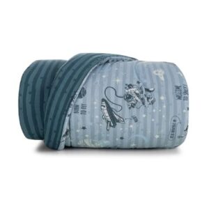 Edredom Dupla Face Infantil Espacial