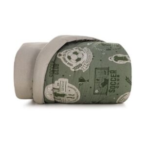 Edredom Dupla Face Infantil Futebol