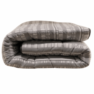 Edredom Toque Acetinado Tonal Grey Dupla Face