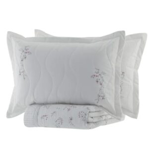 Jogo de Colcha Fiance Algodão Egípcio