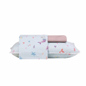 Jogo de Lençol Infantil Solteiro Mundo Kids Mar Magia