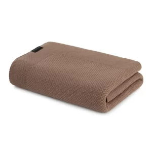 Peseira em Tricot Decor Domus - Casal, Marrom Mocha
