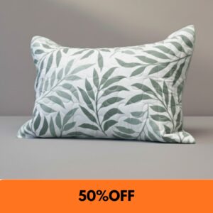 Porta Travesseiro Poliéster Garden Green