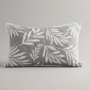 Porta Travesseiro Poliéster Garden White