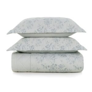 Kit Colcha Ellie Algodão Egípcio 300 Fios Dupla Face