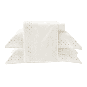 Jogo de Lençol Parisi Algodão Egípcio 300 Fios Off White