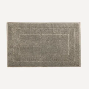 Toalha de Piso Felpuda Solare Cinza Lunar