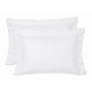 Kit 2 Fronhas King Satinee Algodão Egípcio 300 Fios Branco