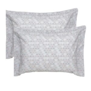 Kit 2 Fronhas Vintage Corações