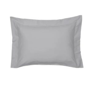 Kit 2 Fronhas Satinee Algodão Egípcio 300 Fios Prata