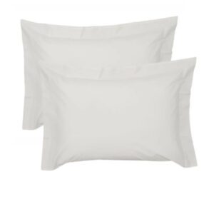 Kit 2 Fronhas King Vida Bela Algodão Egípcio Branco