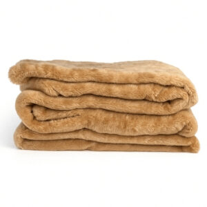 Manta King Luxury Toque Aveludado Caramelo Soft