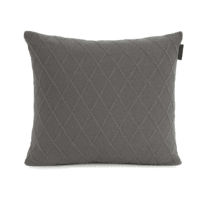 Almofada em Tricot Decor Amara Cinza 45cm x 45xcm