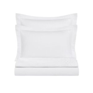 Jogo de Lençol Queen Fiore Bordado Branco